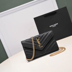 YSL Monogram chain wallet replica