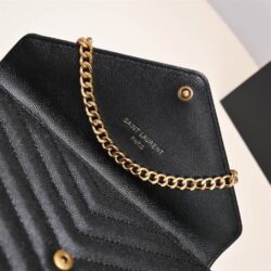 YSL Monogram chain wallet replica