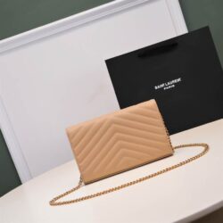 YSL Monogram chain wallet replica