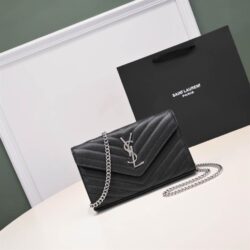 YSL Monogram chain wallet replica