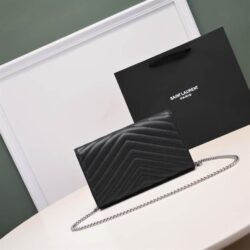 YSL Monogram chain wallet replica