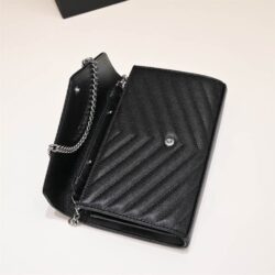 YSL Monogram chain wallet replica