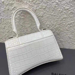 Balenciaga Hourglass Small croc-effect leather tote replica