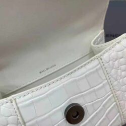 Balenciaga Hourglass Small croc-effect leather tote replica