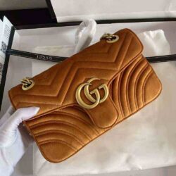 Gucci GG Marmont Velvet Shoulder Bag replica