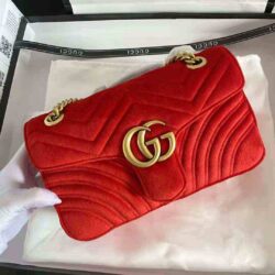 Gucci GG Marmont Velvet Shoulder Bag replica