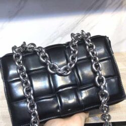 Bottega Veneta Cassette chain-padded leather shoulder bag replica