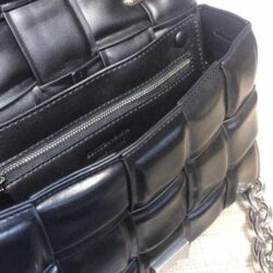 Bottega Veneta Cassette chain-padded leather shoulder bag replica