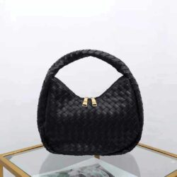 Bottega Veneta Woven Leather Hobo Bag replica