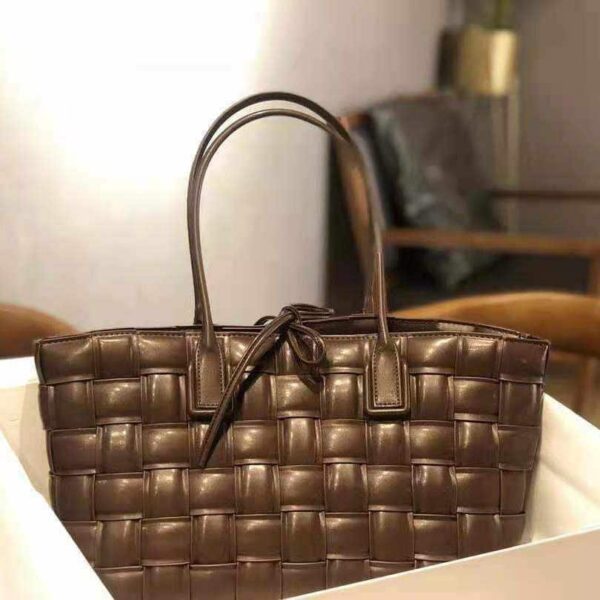 Bottega Veneta Intrecciato Quilted Cabat Leather Tote