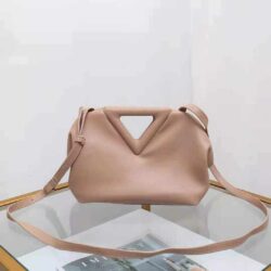 Bottega Veneta Small Leather Point Top-Handle Bag replica