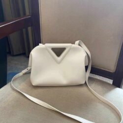 Bottega Veneta Small Leather Point Top-Handle Bag replica