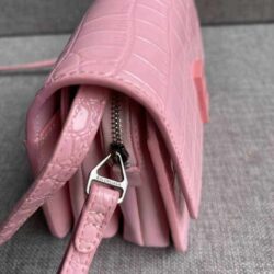 Balenciaga Pink Croc Small B. Bag replica