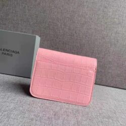 Balenciaga Pink Croc Small B. Bag replica