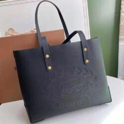 Burberry Leather Crest Small Tote Bag replica