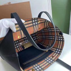 Burberry Leather Crest Small Tote Bag replica