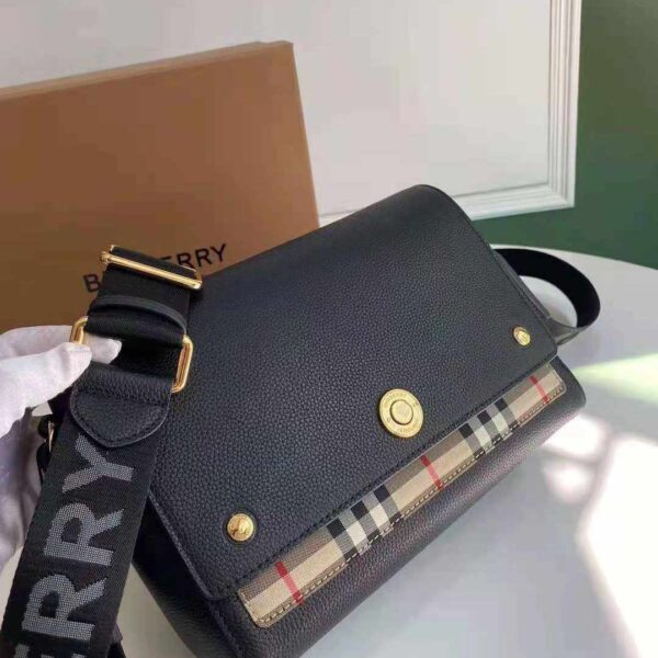 Burberry Small Leather and Vintage Check Crossbody Bag replica