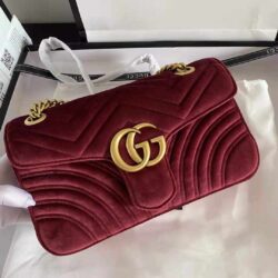 Gucci GG Marmont Velvet Shoulder Bag replica