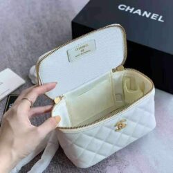 Chanel Trendy CC Vanity Case With Chain Quilted Lambskin Small