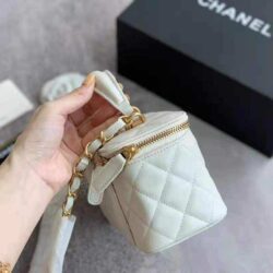 Chanel Trendy CC Vanity Case With Chain Quilted Lambskin Small