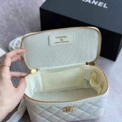 Chanel Trendy CC Vanity Case With Chain Quilted Lambskin Small