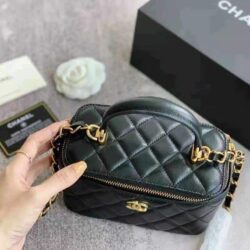 Chanel Trendy CC Vanity Case With Chain Quilted Lambskin Small