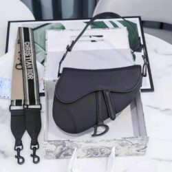 Dior Saddle Bag Black replica