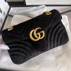 Gucci GG Marmont Velvet Shoulder Bag replica