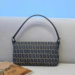 Fendi Zucca Baguette Blue replica