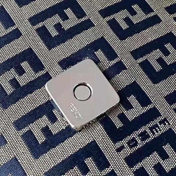 Fendi Zucca Baguette Canvas Mamma Blue replica
