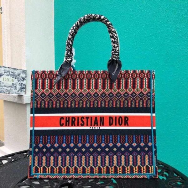 Dior Small Book Tote Multicolour replica