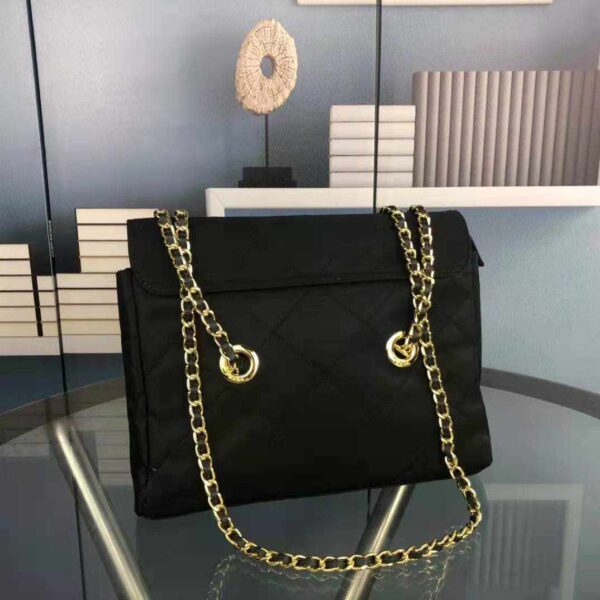 Prada Black Quilted Nylon Vintage Shoulder Bag replica