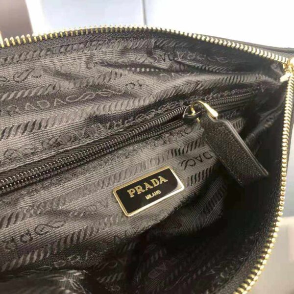 Prada Black Quilted Nylon Vintage Shoulder Bag replica