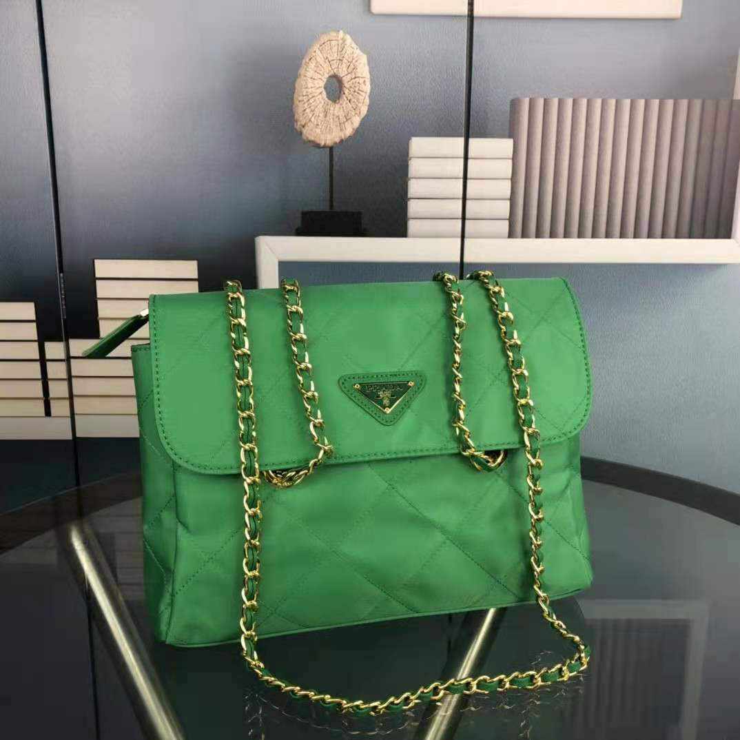 Prada Black Quilted Nylon Vintage Shoulder Bag replica