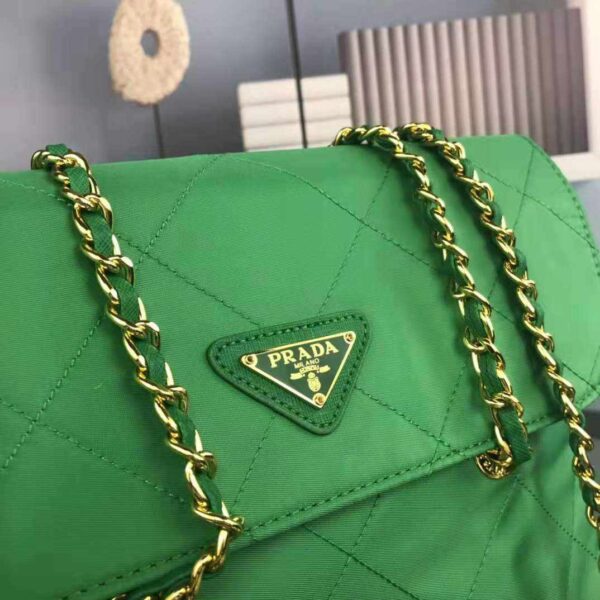 Prada Black Quilted Nylon Vintage Shoulder Bag replica