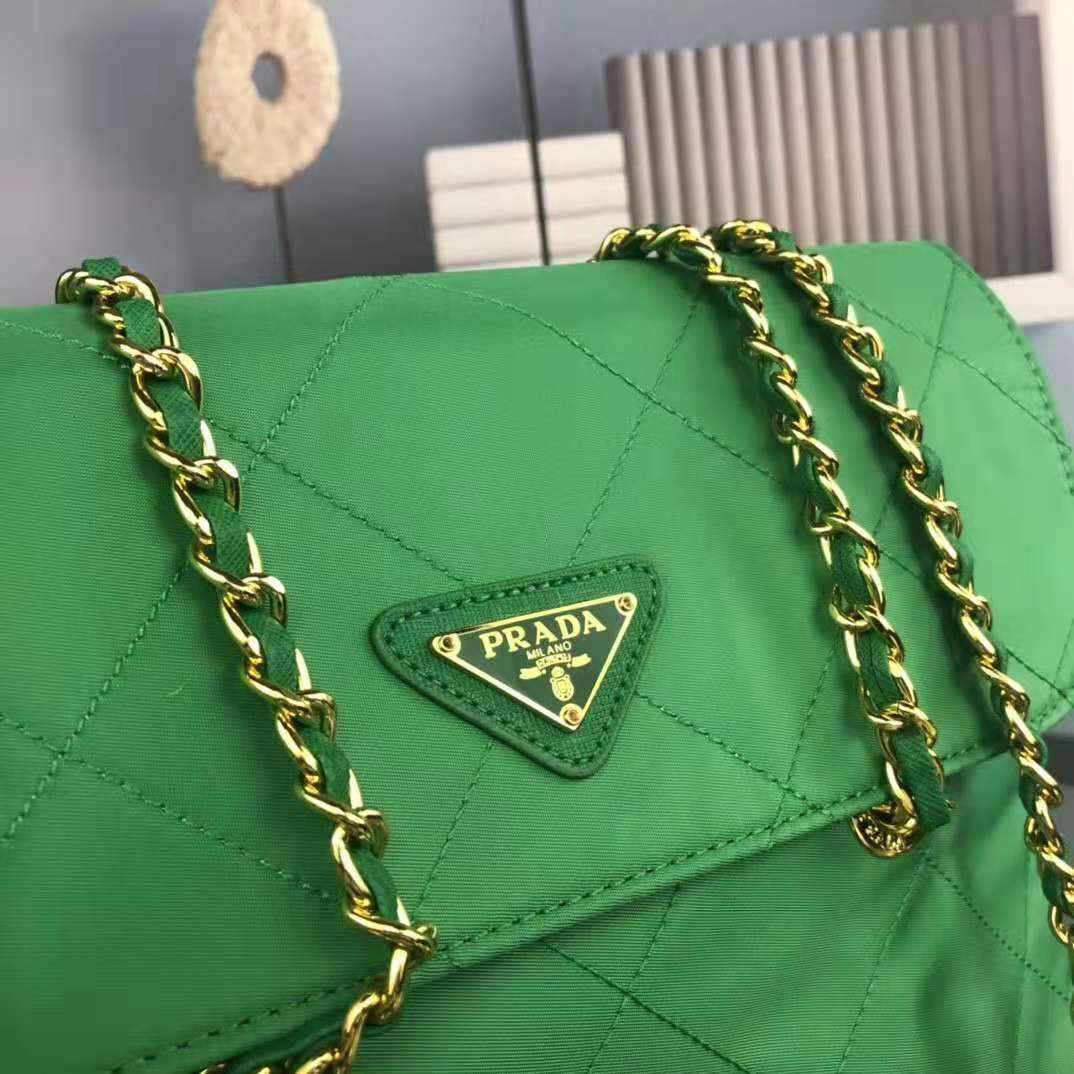 Prada Black Quilted Nylon Vintage Shoulder Bag replica