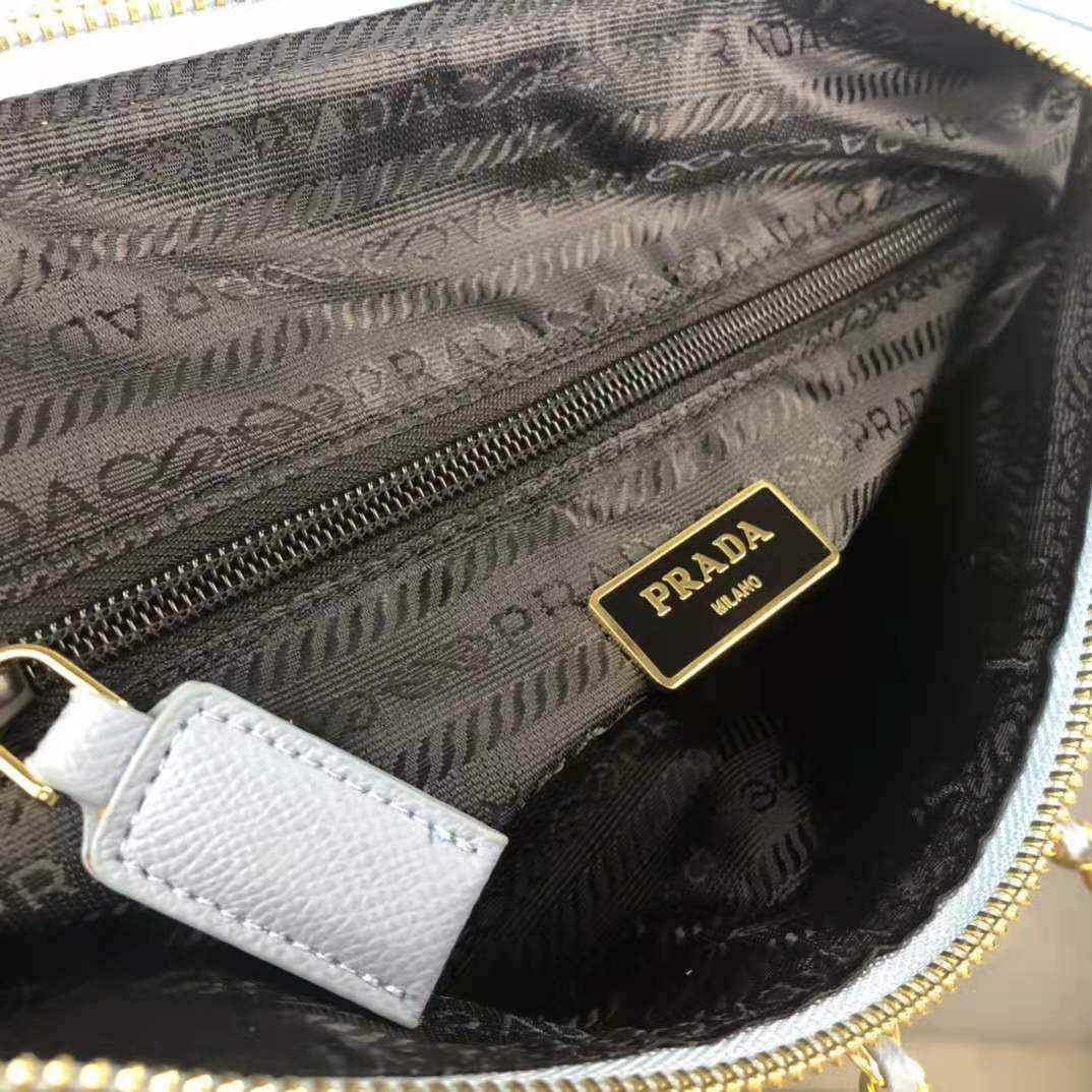 Prada Black Quilted Nylon Vintage Shoulder Bag replica