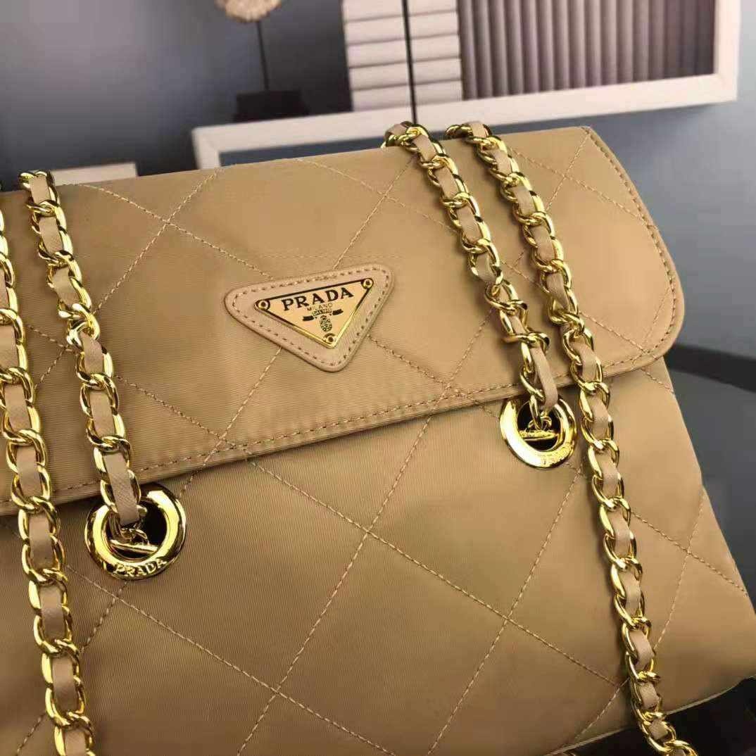 Prada Black Quilted Nylon Vintage Shoulder Bag replica