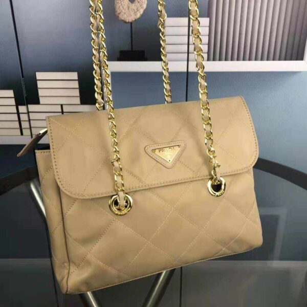 Prada Black Quilted Nylon Vintage Shoulder Bag replica