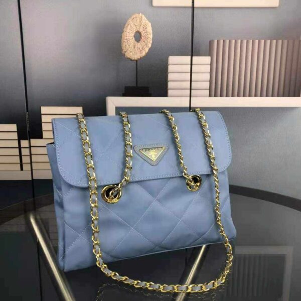 Prada Black Quilted Nylon Vintage Shoulder Bag replica