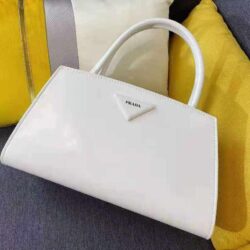 Prada Brushed leather handbag replica