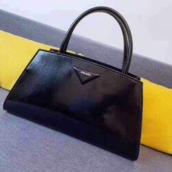 Prada Brushed leather handbag replica