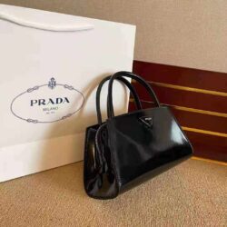 Prada Brushed leather handbag replica