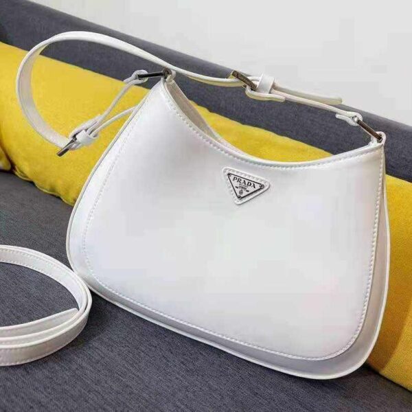 Prada Cleo brushed leather shoulder bag replica