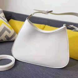 Prada Cleo brushed leather shoulder bag replica