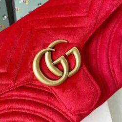 Gucci GG Marmont Velvet Shoulder Bag replica