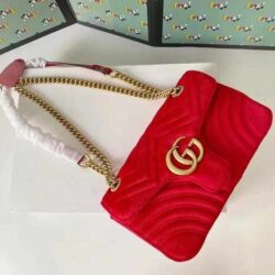 Gucci GG Marmont Velvet Shoulder Bag replica