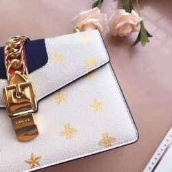 Gucci Sylvie Bee Star small shoulder bag replica