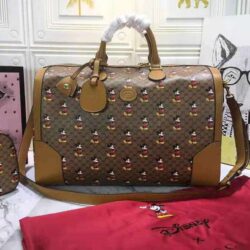 Gucci x Disney Brown-GG Mickey Mouse Duffle Bag replica