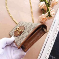 Gucci Horsebit 1955 canvas clutch